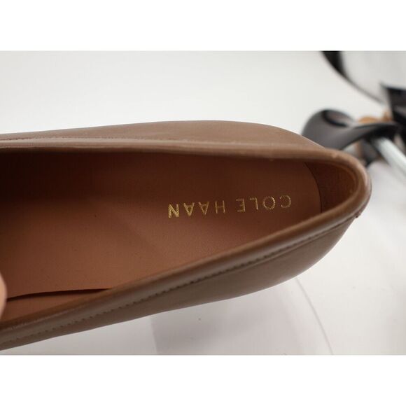 Cole Haan Camea Lug Penny Loafer SZ 11B Brown Leather Chunky Heel Slip On W28814 - Picture 11 of 13